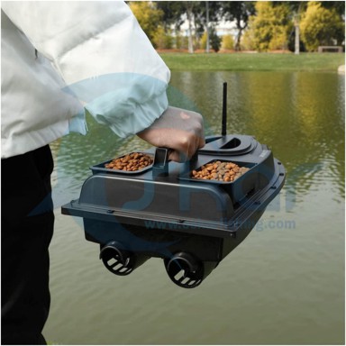قایق طعمه پاش دو مخزنه مدل flytec V700
