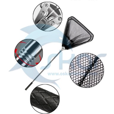 چاک مثلثی دسته تلسکوپی استیل