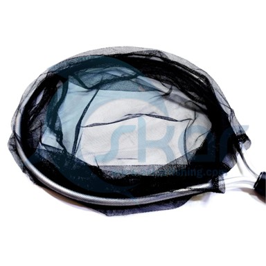 چاک قزلی  ساده تور مشکی