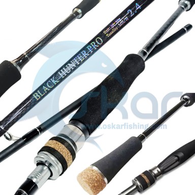 چوب دوتکه قزلی BLACK HUNTER PRO