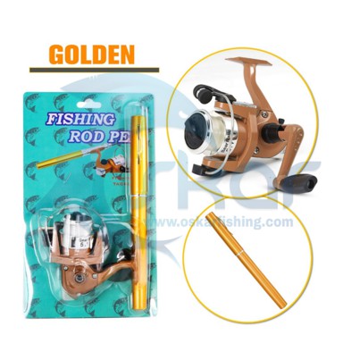 ست چوب و چرخ خودکاری طلایی