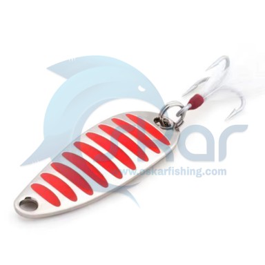 قاشقک 20 گرمی با خطوط موازی نقره ای