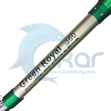 چوب ماهیگیری سبز-کرم OSP مدل Green Royal
