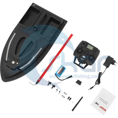 قایق طعمه پاش دو مخزنه مدل flytec V700