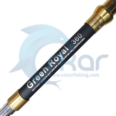 چوب ماهیگیری مشکی-طلایی OSP مدل Green Royal