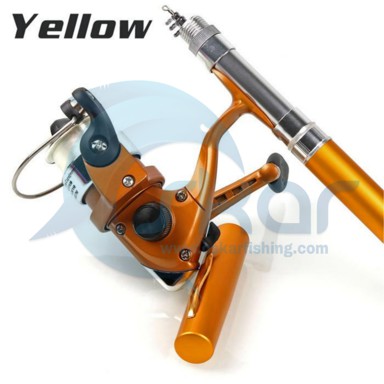 ست چوب و چرخ خودکاری زرد