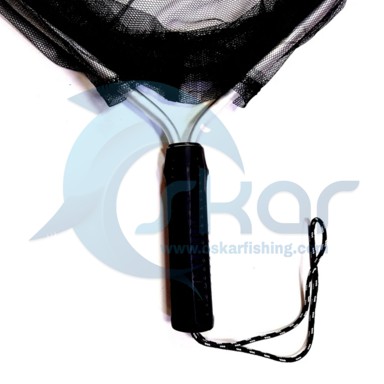 چاک قزلی  ساده تور مشکی