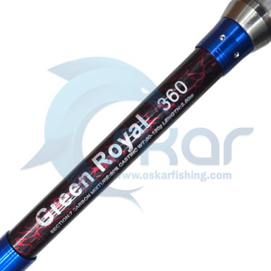 چوب ماهیگیری قرمز چریکی OSP مدل  Green Royal