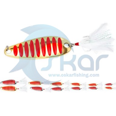 قاشقک 20 گرمی با خطوط موازی