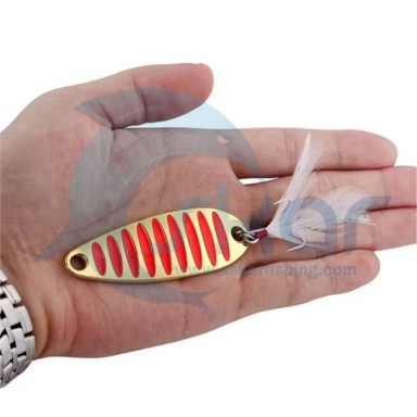 قاشقک 20 گرمی با خطوط موازی