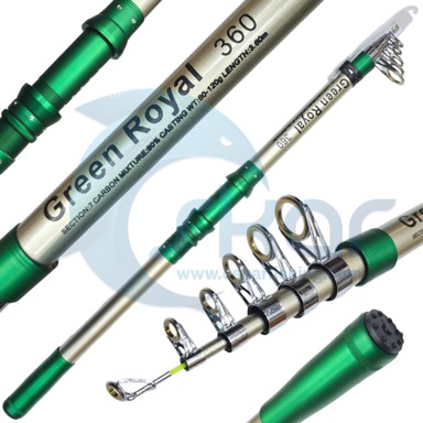 چوب ماهیگیری سبز-کرم OSP مدل Green Royal