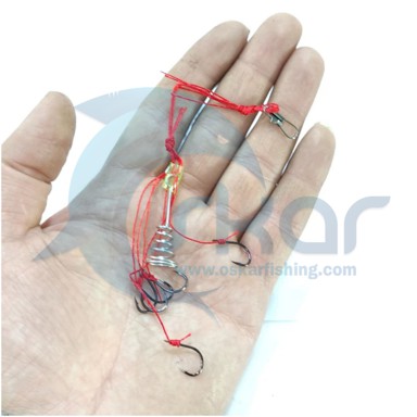 ریسه فنر فیدر 6 قلاب مجموعه ۲ عددی